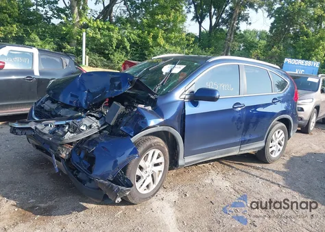 2015 Honda Cr-V Ex-L z USA, uszkodzony, nr VIN 5J6RM4H77FL066728